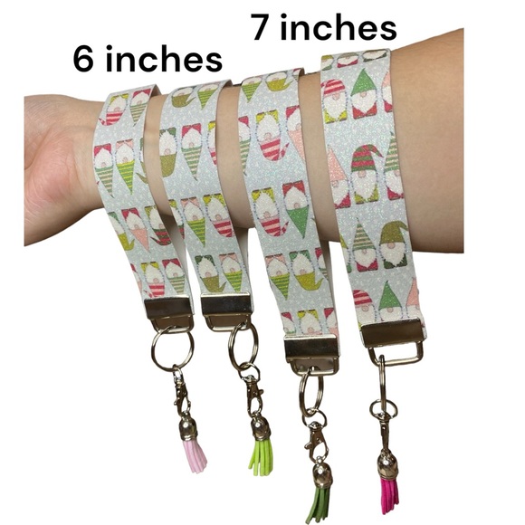 Winter Gnomes Keychain Wristlet (price for 1) - Picture 3 of 3